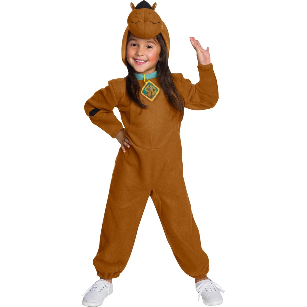 Scoob! Scooby-Doo Costume Jumpsuit Headpiece Toddler 3T-4T Walmart New